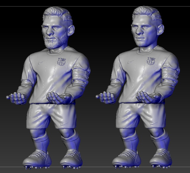 Lionel Messi, statuina da assemblare